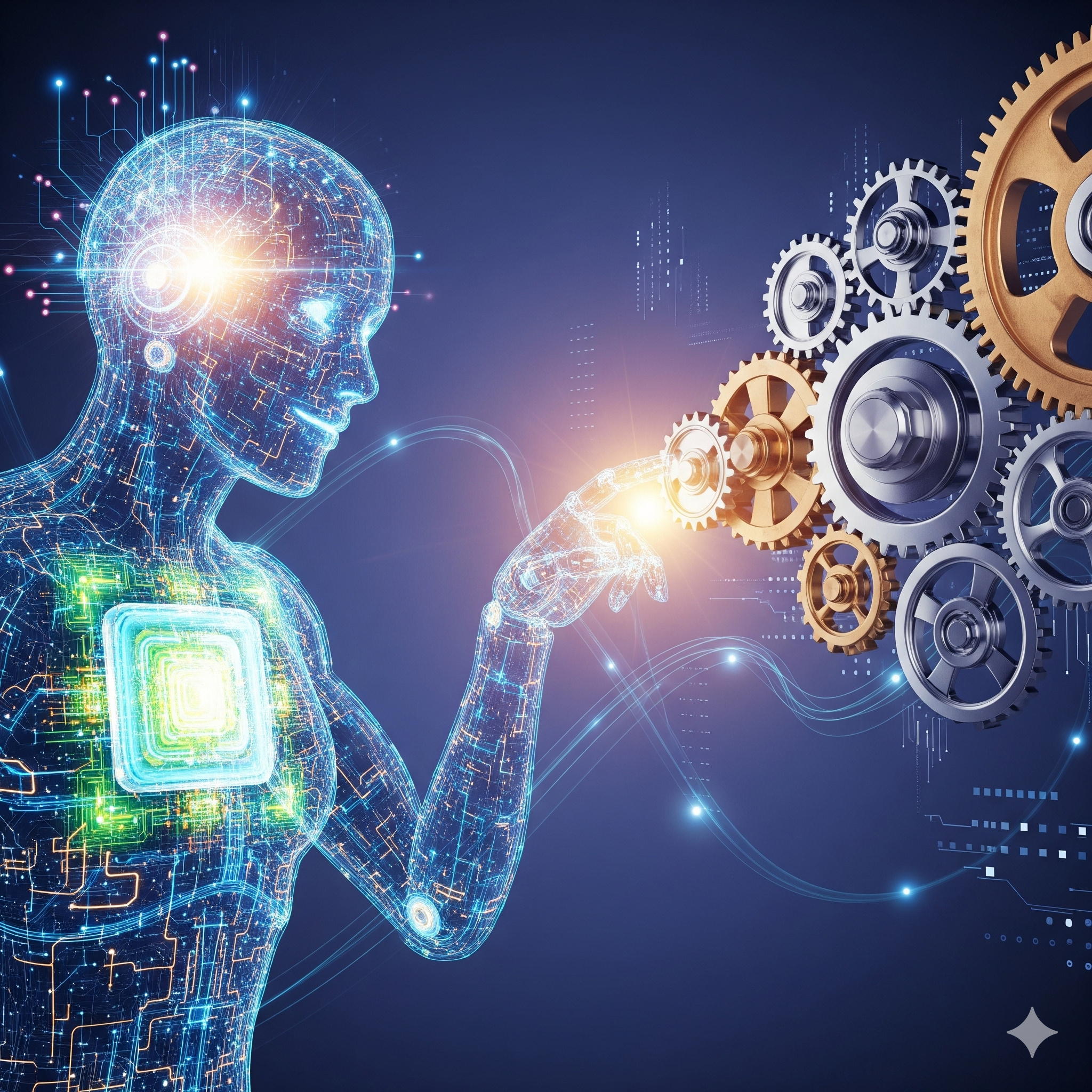 AI and Automation Illustration